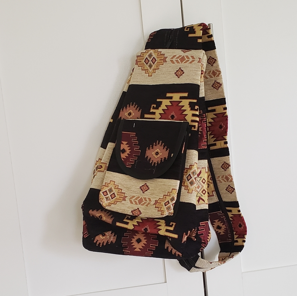 Turkish Native American Southwestern backpack bag